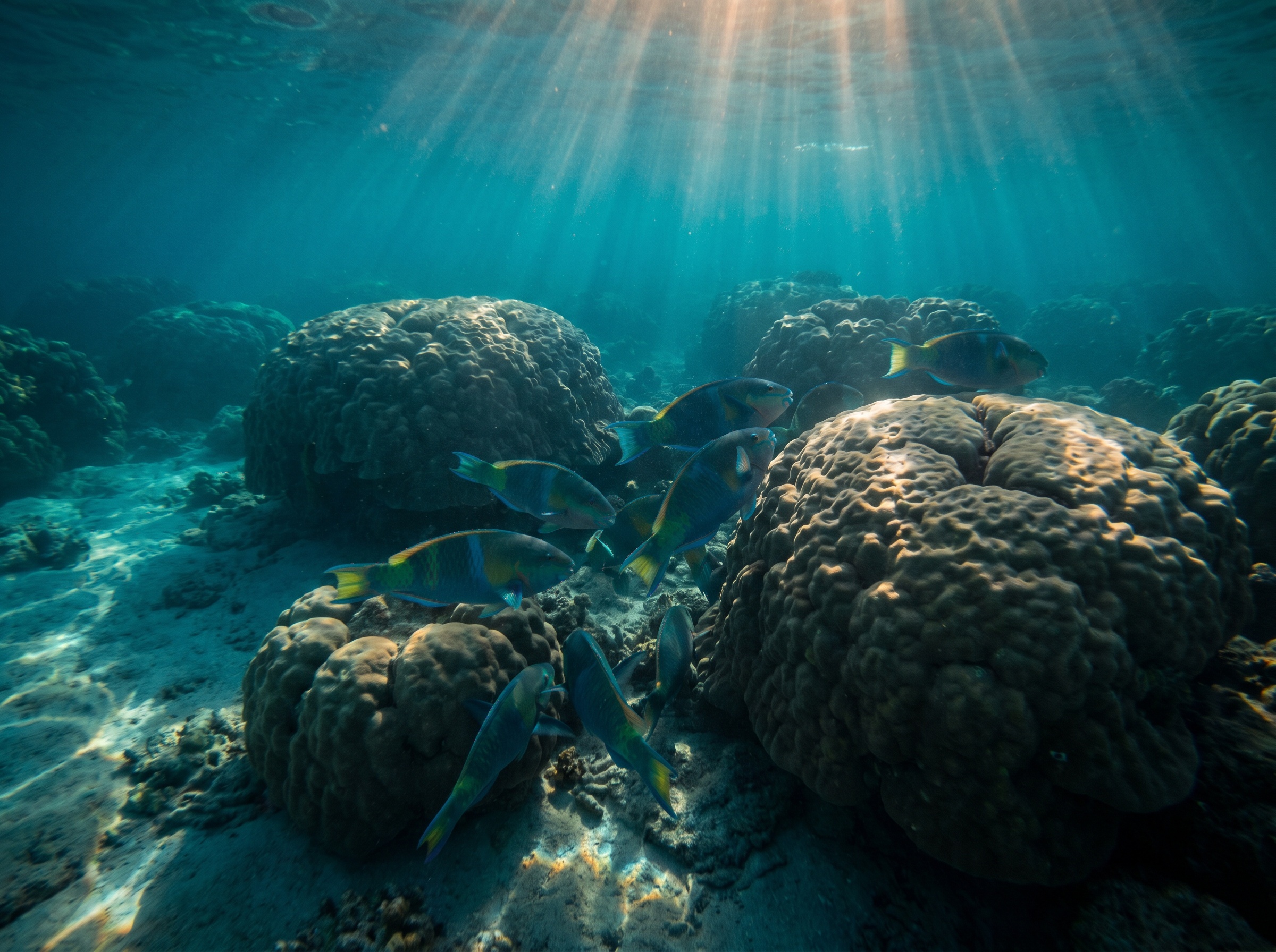 Le lagon de Tahiti, jardin de corail
